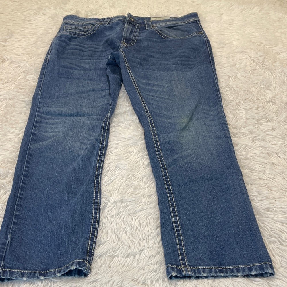 TK AXEL ATHLETIC MENS  Blue Denim Jeans SIZE 32/30 SEE MEASUREMENTS